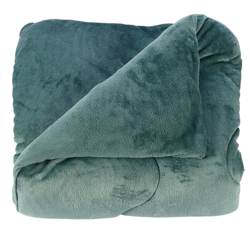 Edredom King Plush Inove Provence Havan Casa - Verde