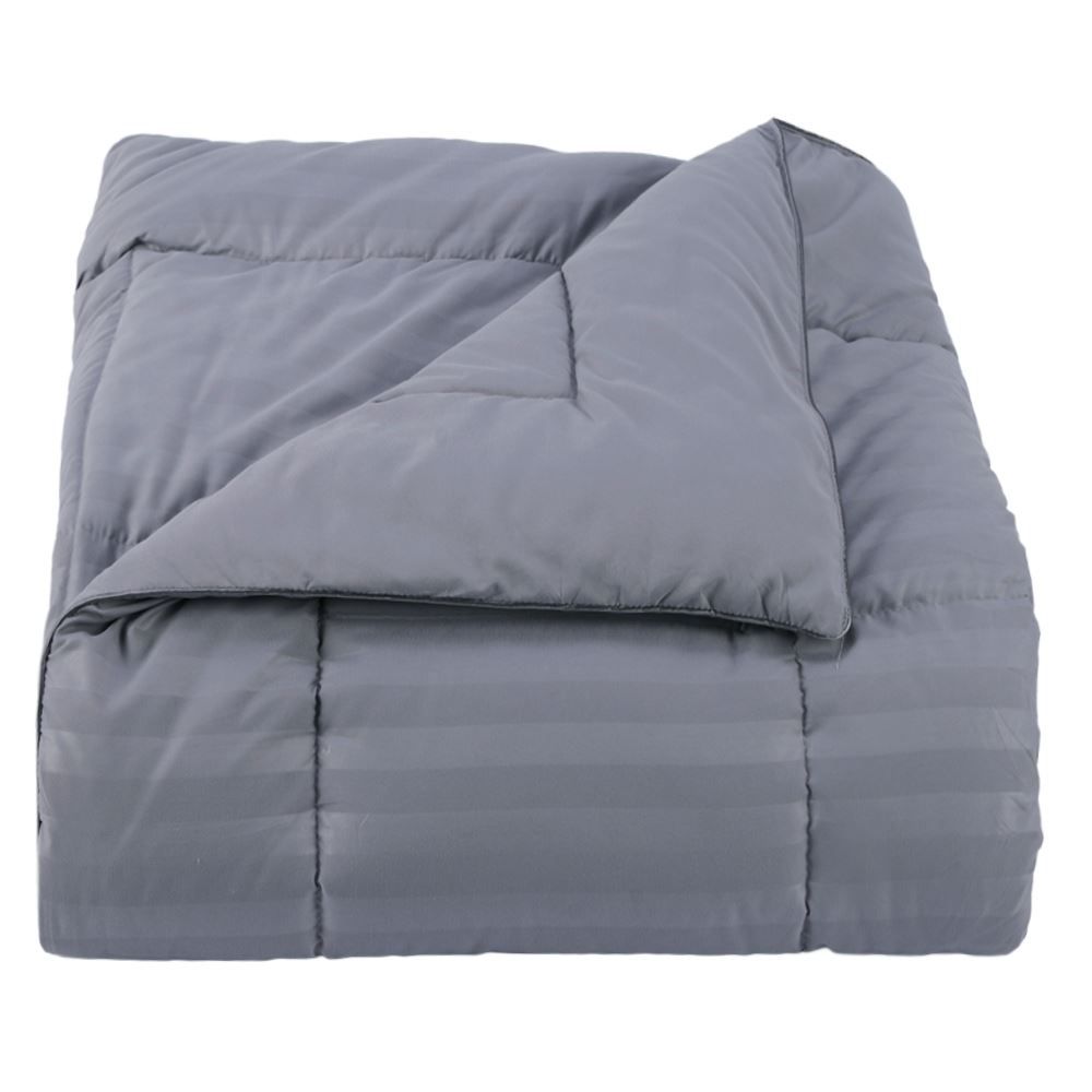 Edredom King Toque de Pluma Firenze Havan Casa - Cinza Amianto