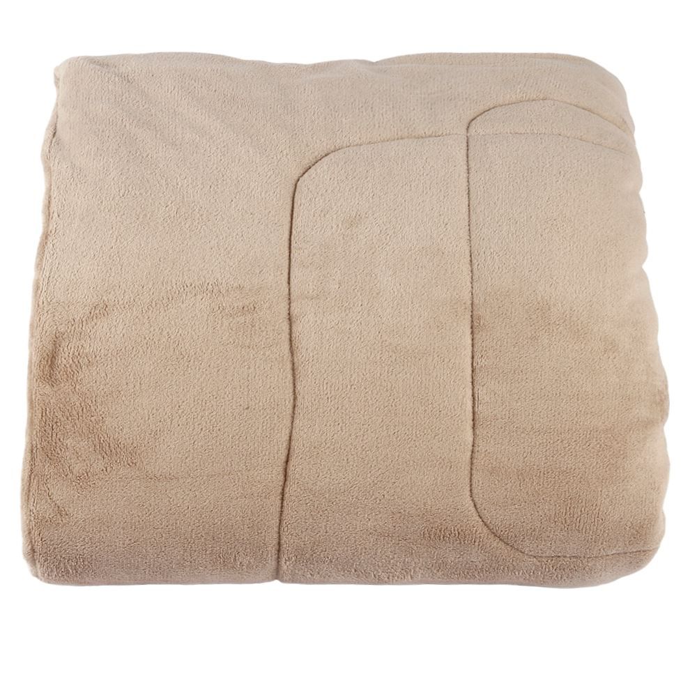 Edredom Provence Liso Queen 2,20M X 2,40M Havan Casa - Bege