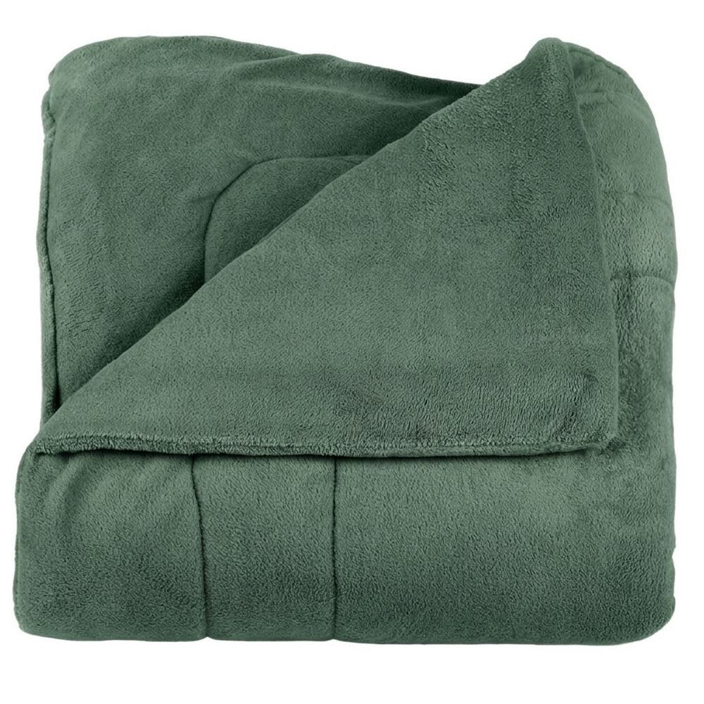 Edredom Provence Liso Solteiro 1,60M X 2,20 m - Verde