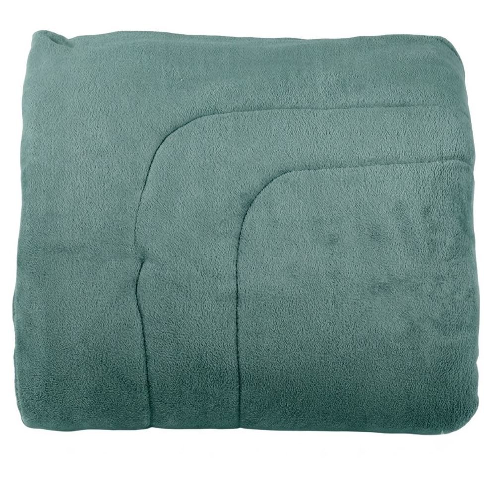 Edredom Provence Liso Solteiro 1,60M X 2,20 m - Verde
