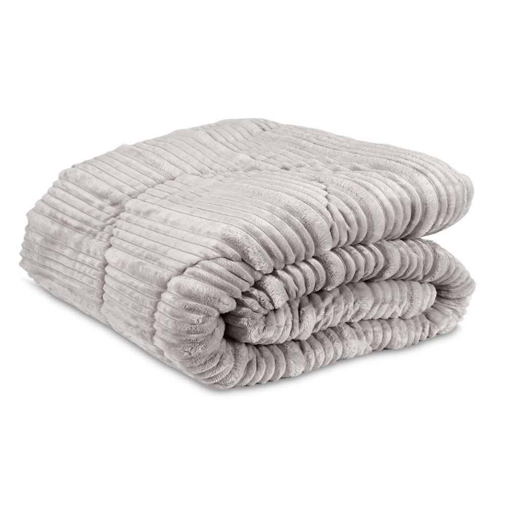 Edredom Queen Amalfi 2,35M X 2,50M Hedrons - Prata
