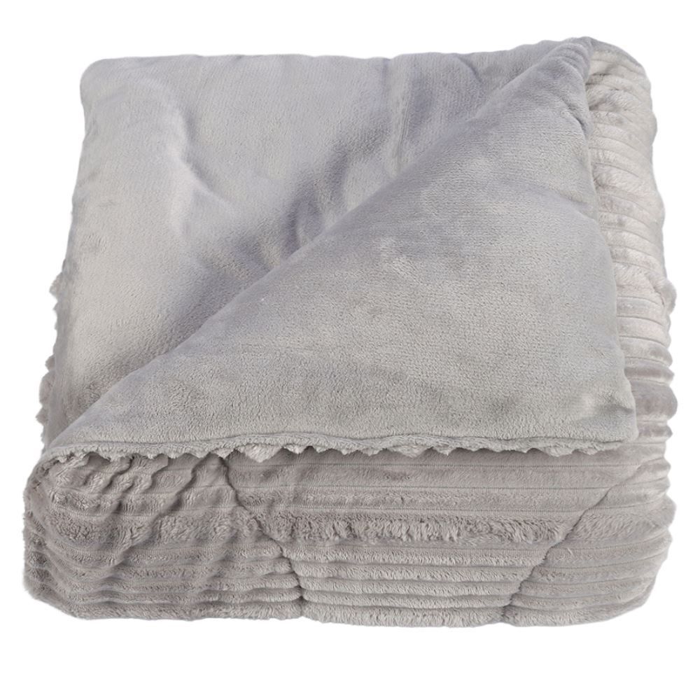 Edredom Queen Amalfi 2,35M X 2,50M Hedrons - Prata
