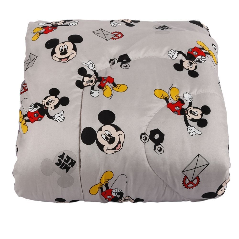 Edredom Solteiro 100% Poliéster Disney Hedrons - Mickey Work Rotativo