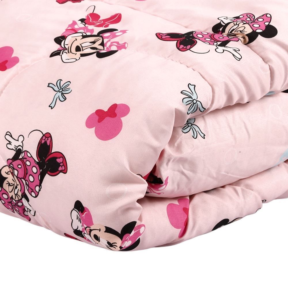 Edredom Solteiro 100% Poliéster Disney Hedrons - Minnie Fresh Rotativo