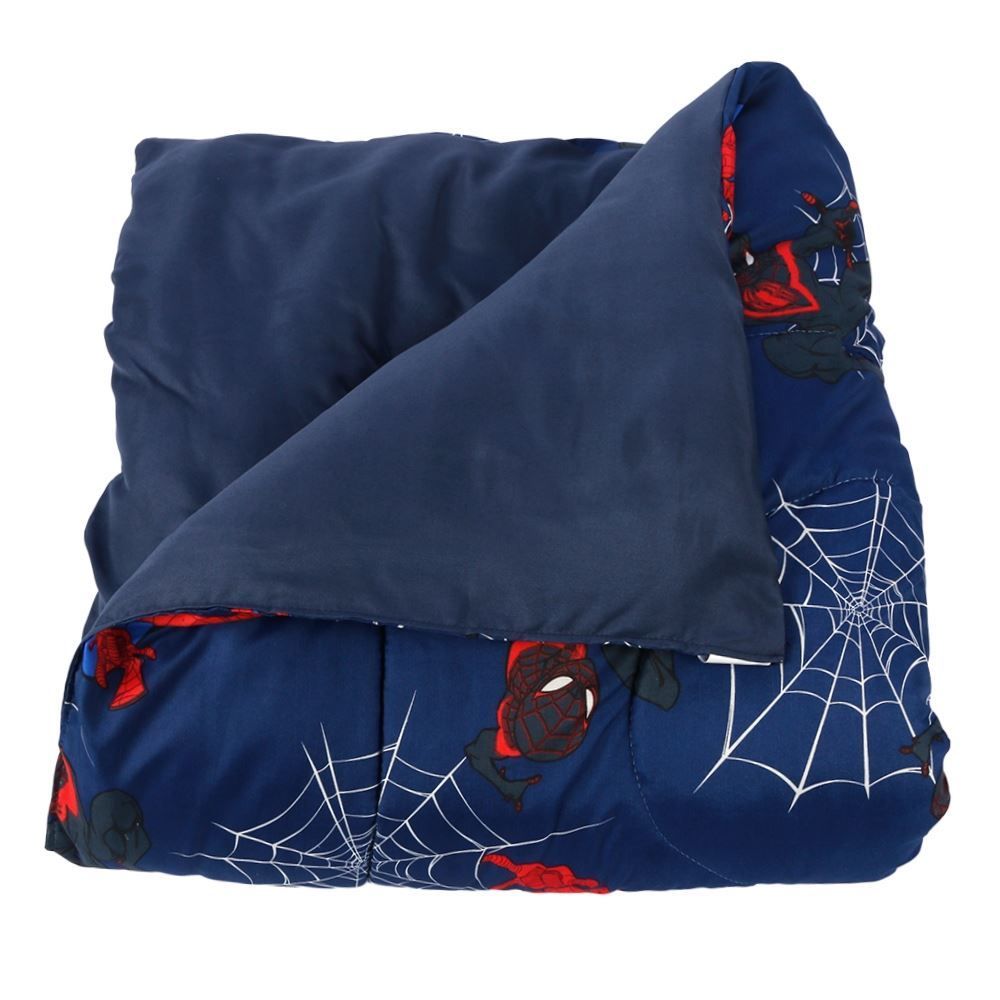 Edredom Solteiro 100% Poliéster Disney Hedrons - Spider Ultimato Rotativo