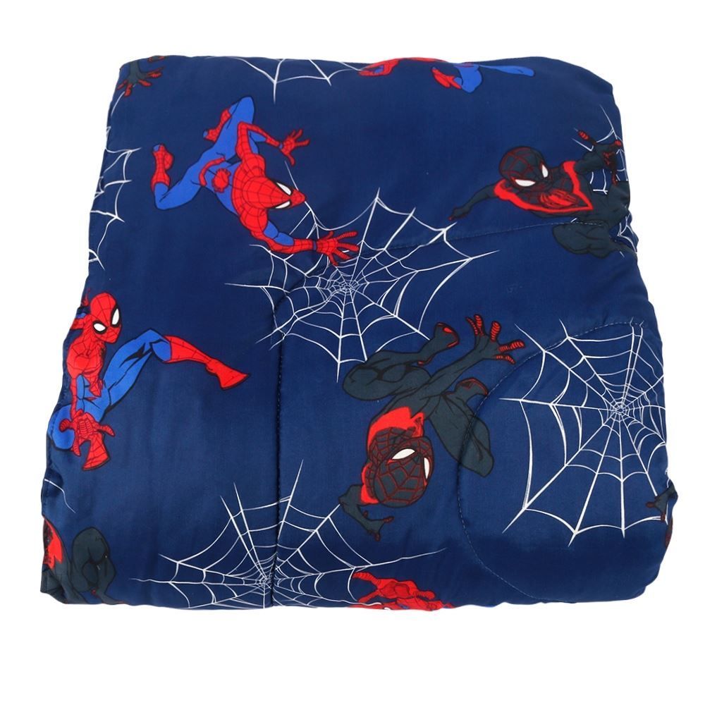Edredom Solteiro 100% Poliéster Disney Hedrons - Spider Ultimato Rotativo