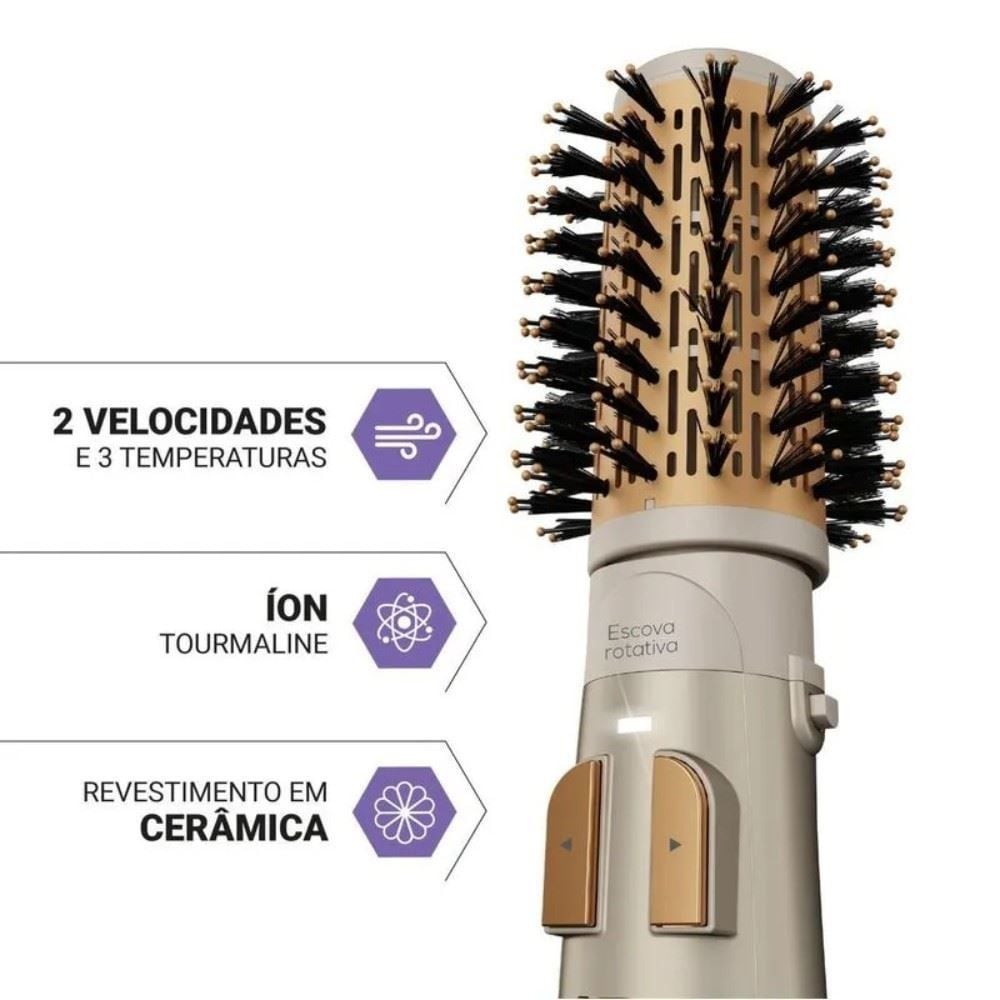 Escova Rotativa Philco 5 em 1 1300W Per03 - Bivolt