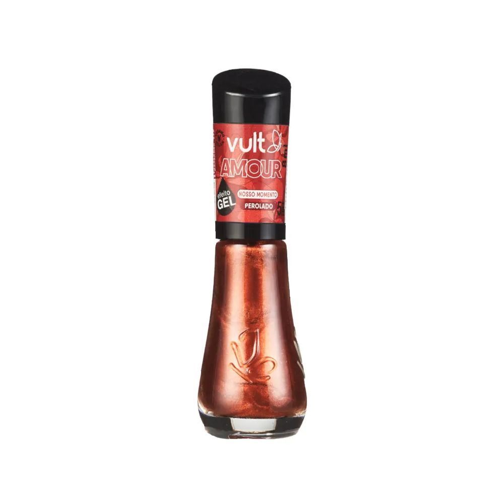 Esmalte Marrom Perolado Amour Momento Vult - 8ml
