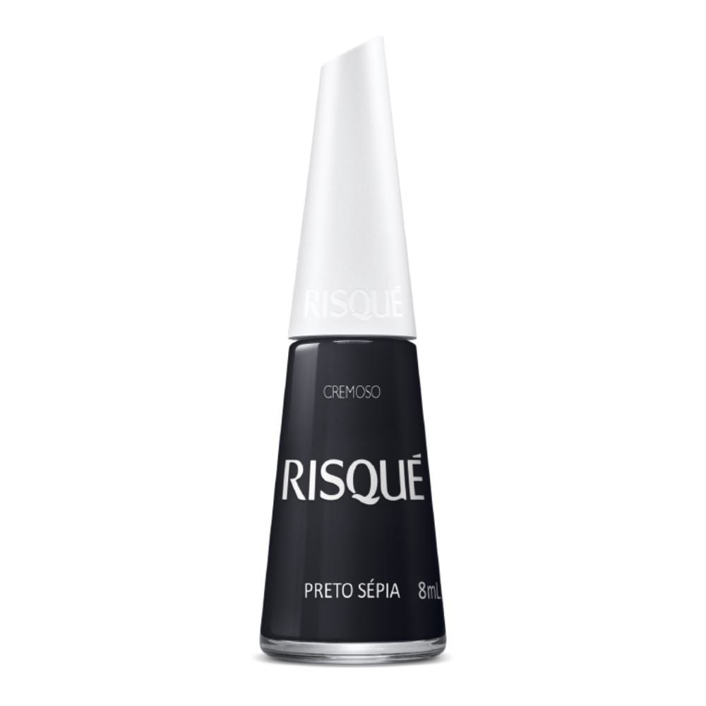 Esmalte Risqué 8Ml - Preto Sépia 