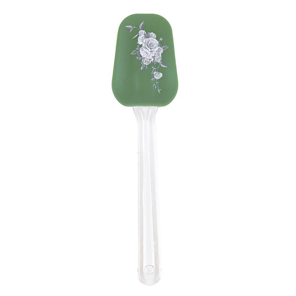 Espátula De Silicone 25Cm Finecasa - Rosas Verde