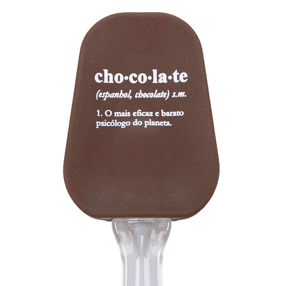 Espátula De Silicone Finecasa Basic 25Cm - Chocolate