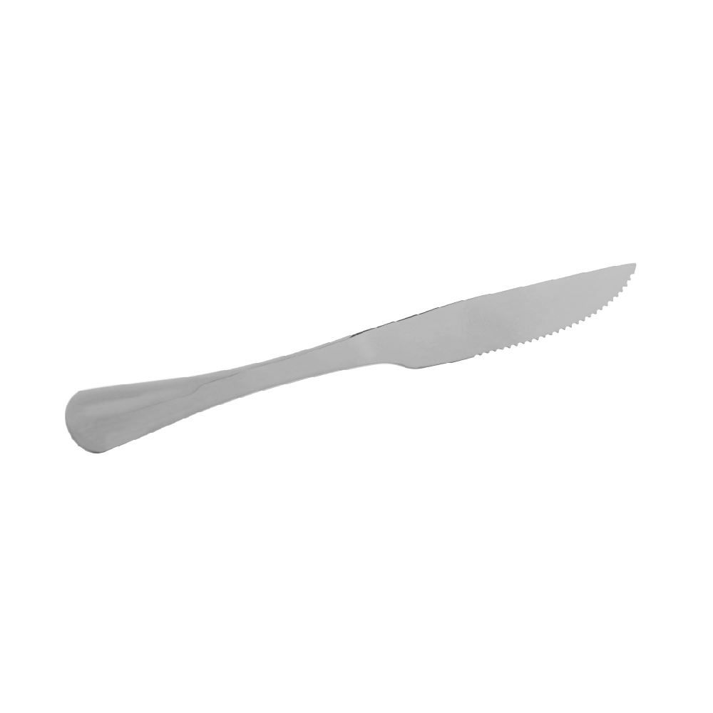 Faca Para Churrasco Positano Lyor 23 Cm - Aço Inox