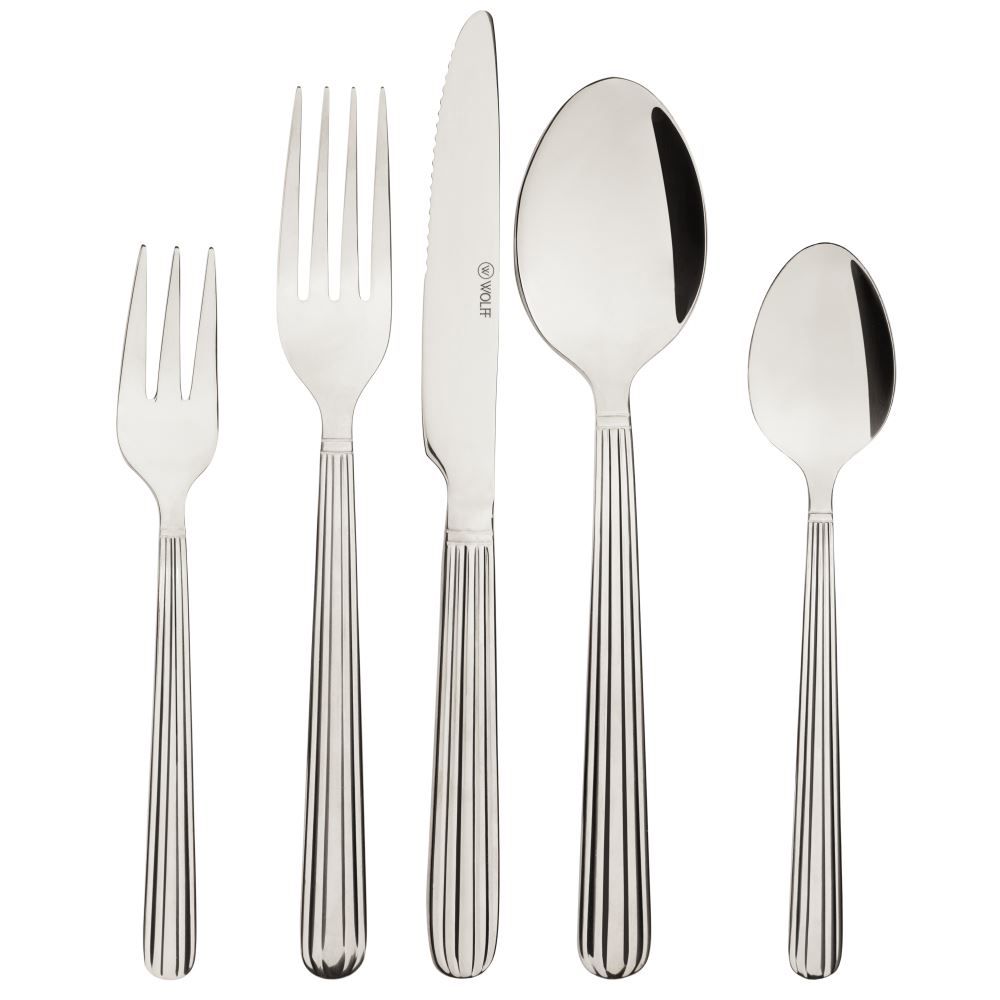 Faqueiro Manchester Wolff 30 Peças - Inox