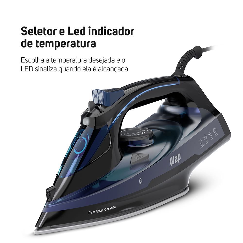 Ferro à Vapor WAP Fast Pass Aquecimento em 15s
