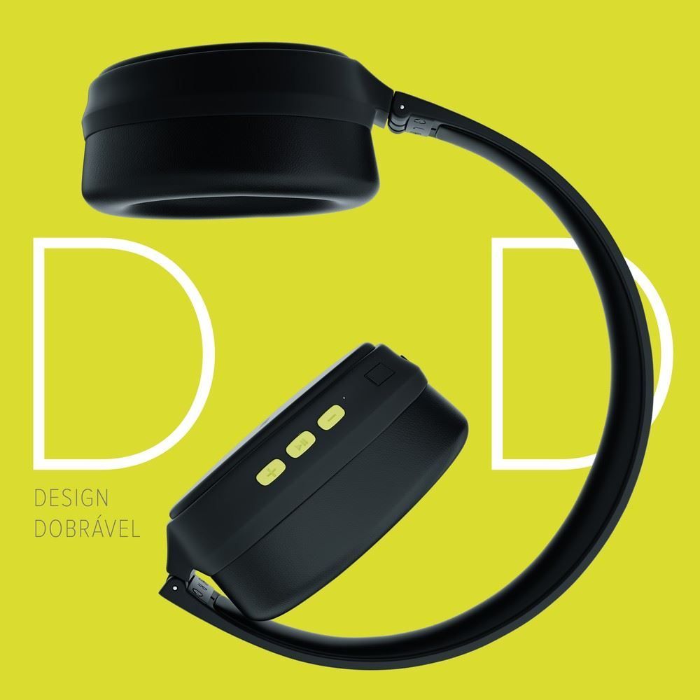 Fone de Ouvido Waaw by Alok Bluetooth Sense 200Hb - Preto