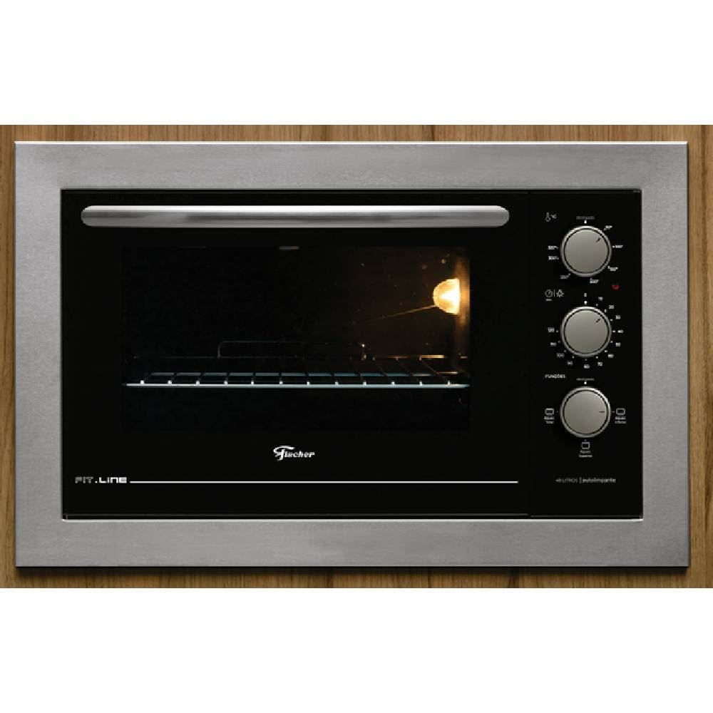 Forno Elétrico Fischer 48 Litros de Embutir Fit Line