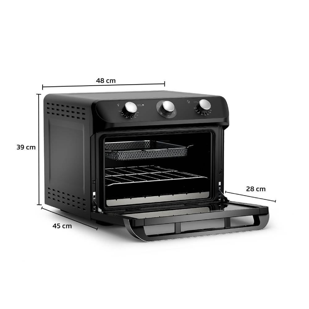 Forno Elétrico Fritadeira Fryer Mueller 35 Litros Preto MFB35G