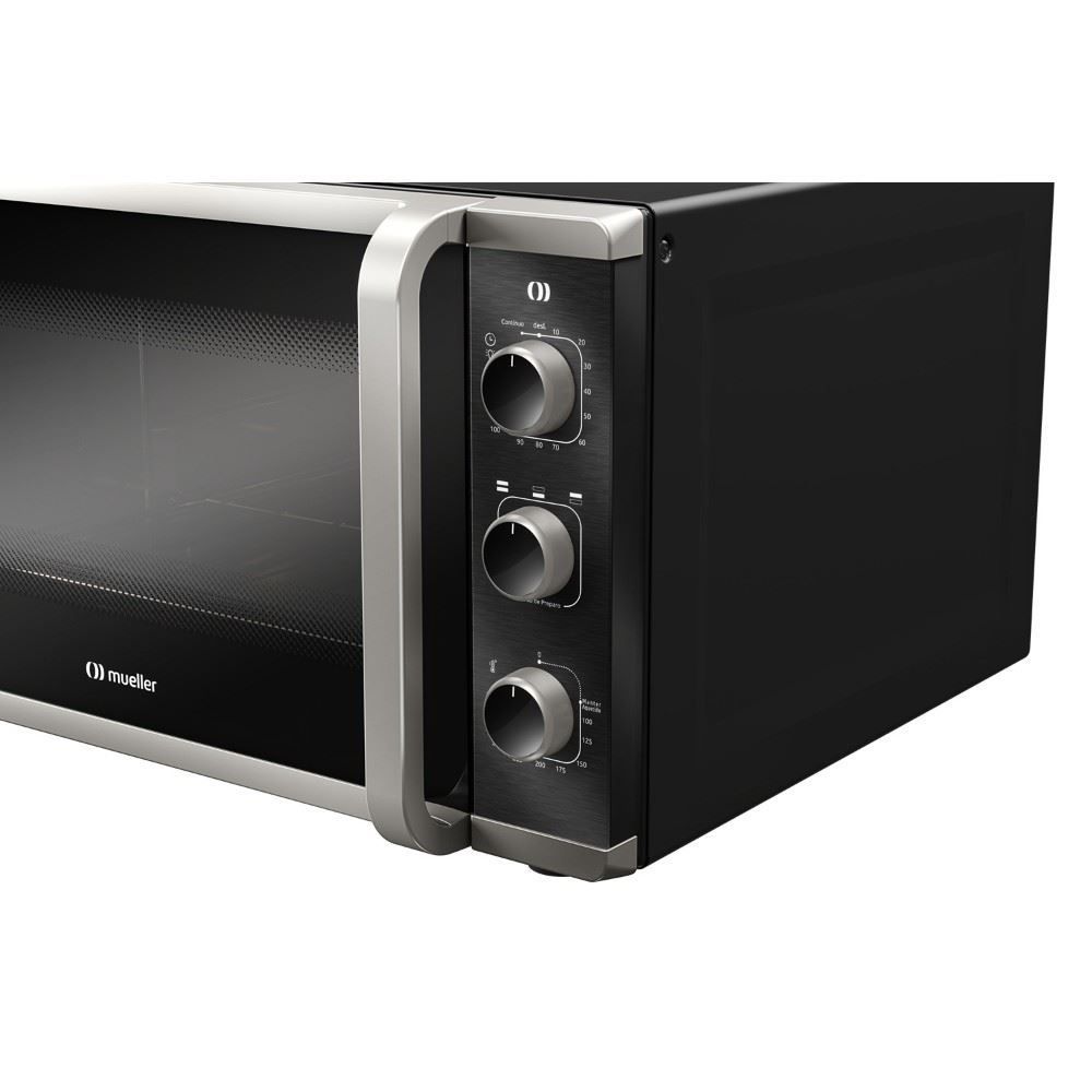 Forno Elétrico Mueller Mfb50k 50 Litros Preto Com Grill