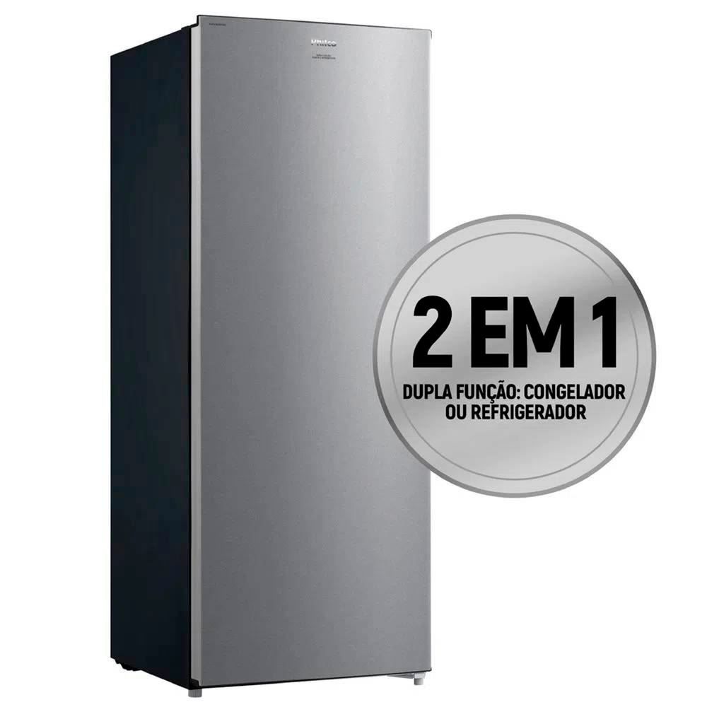 Freezer e Refrigerador Philco Inox 201L Vertical PFV205I