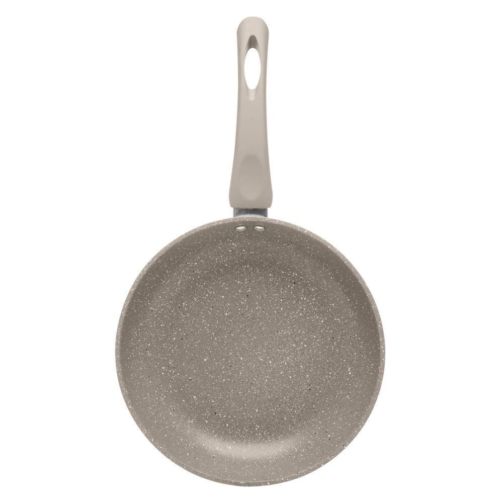Frigideira De Alumínio Revestimento Cerâmico Indução Lyor 24Cm - Taupe