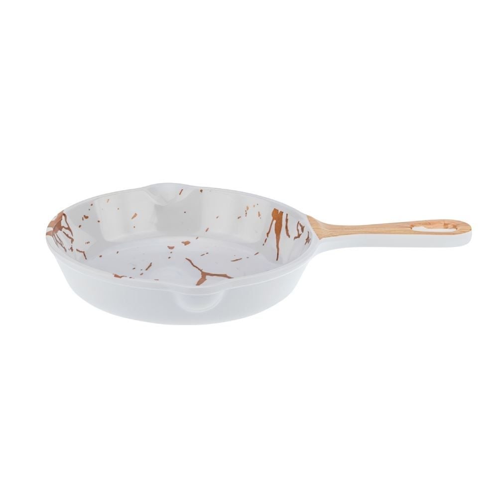 Frigideira Melamina Marmorizada com Bicos Lateral 25 cm Weck