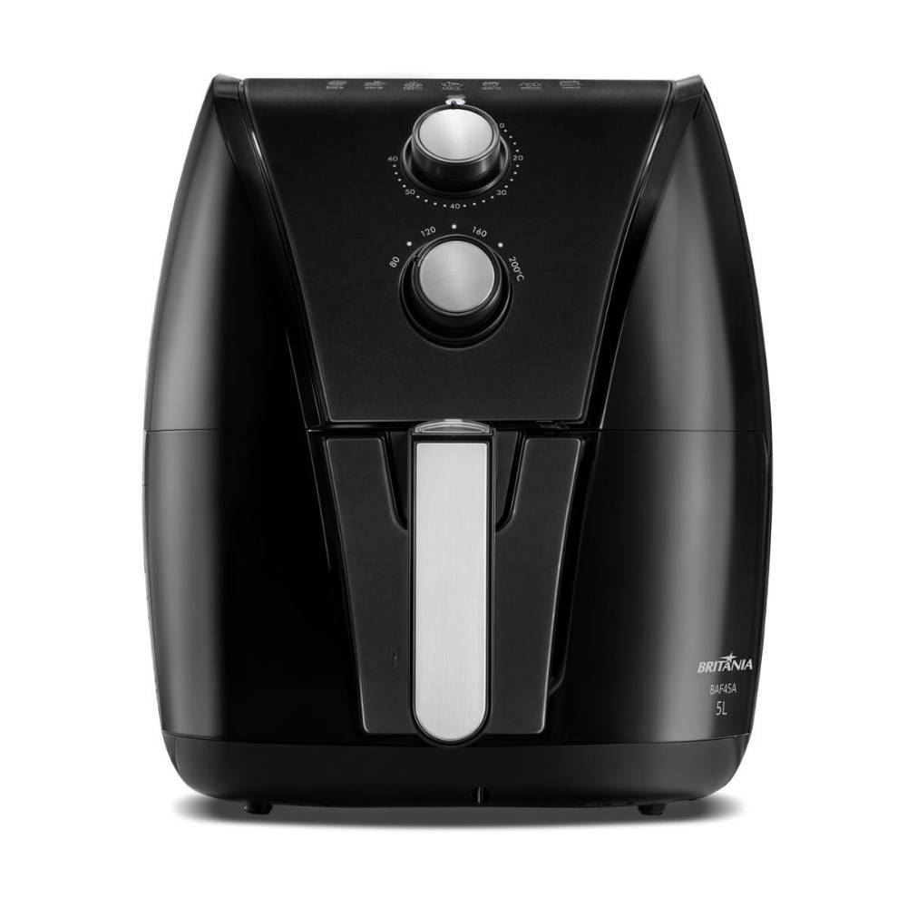 Fritadeira Air Fryer Britânia 5 Litros Antiaderente Gold 1500W BAF45A