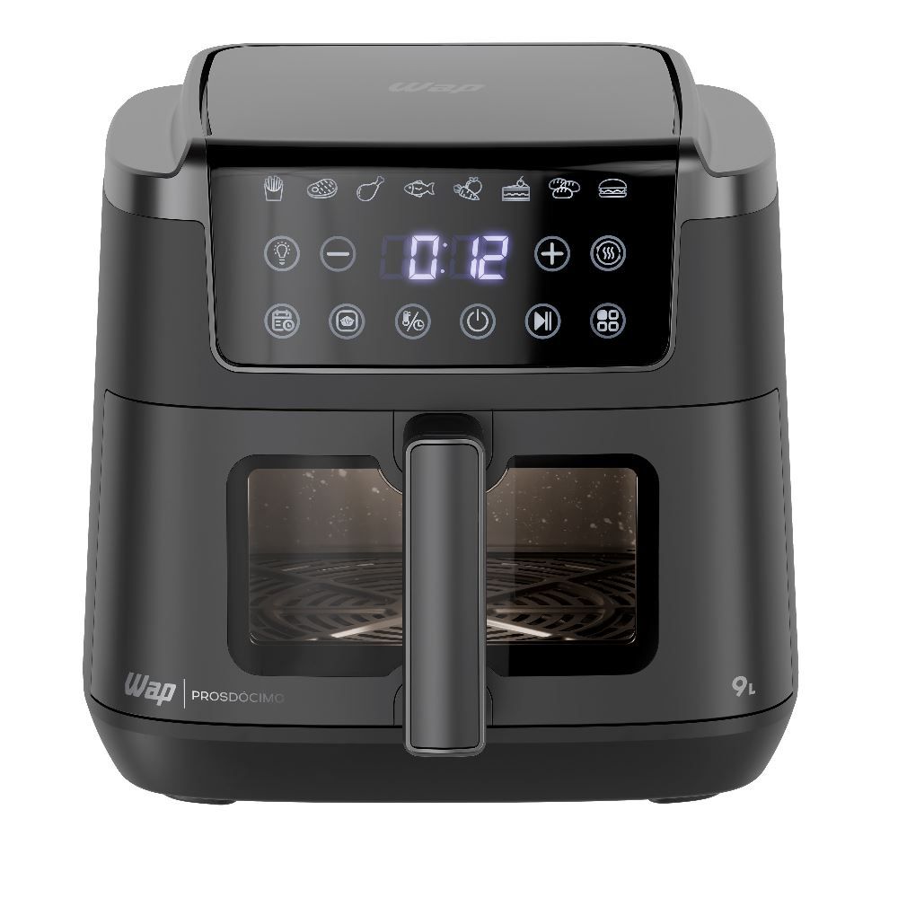 Fritadeira Air Fryer WAP Prosdócimo AF03 10 em 1 Painel Digital