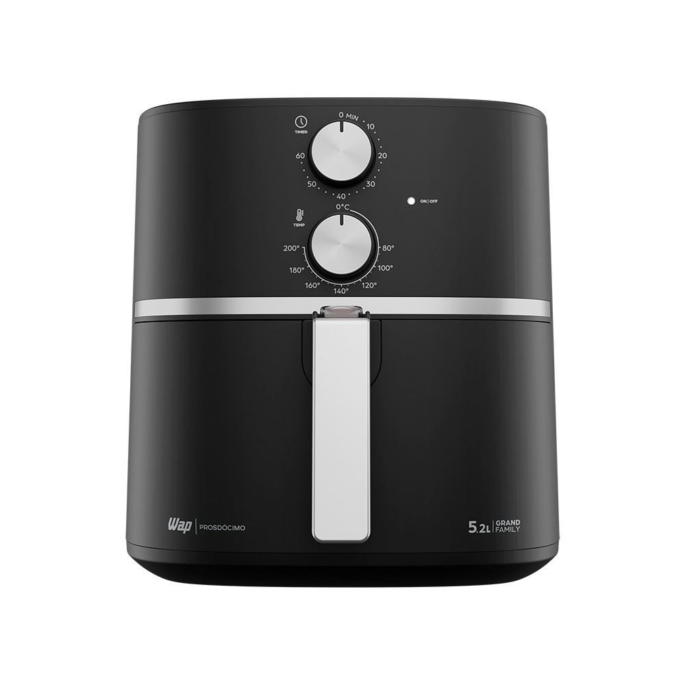 Fritadeira Air Fryer Wap 5,2 Litros Cesto Quadrado e Amplo 1500W WAFG2S