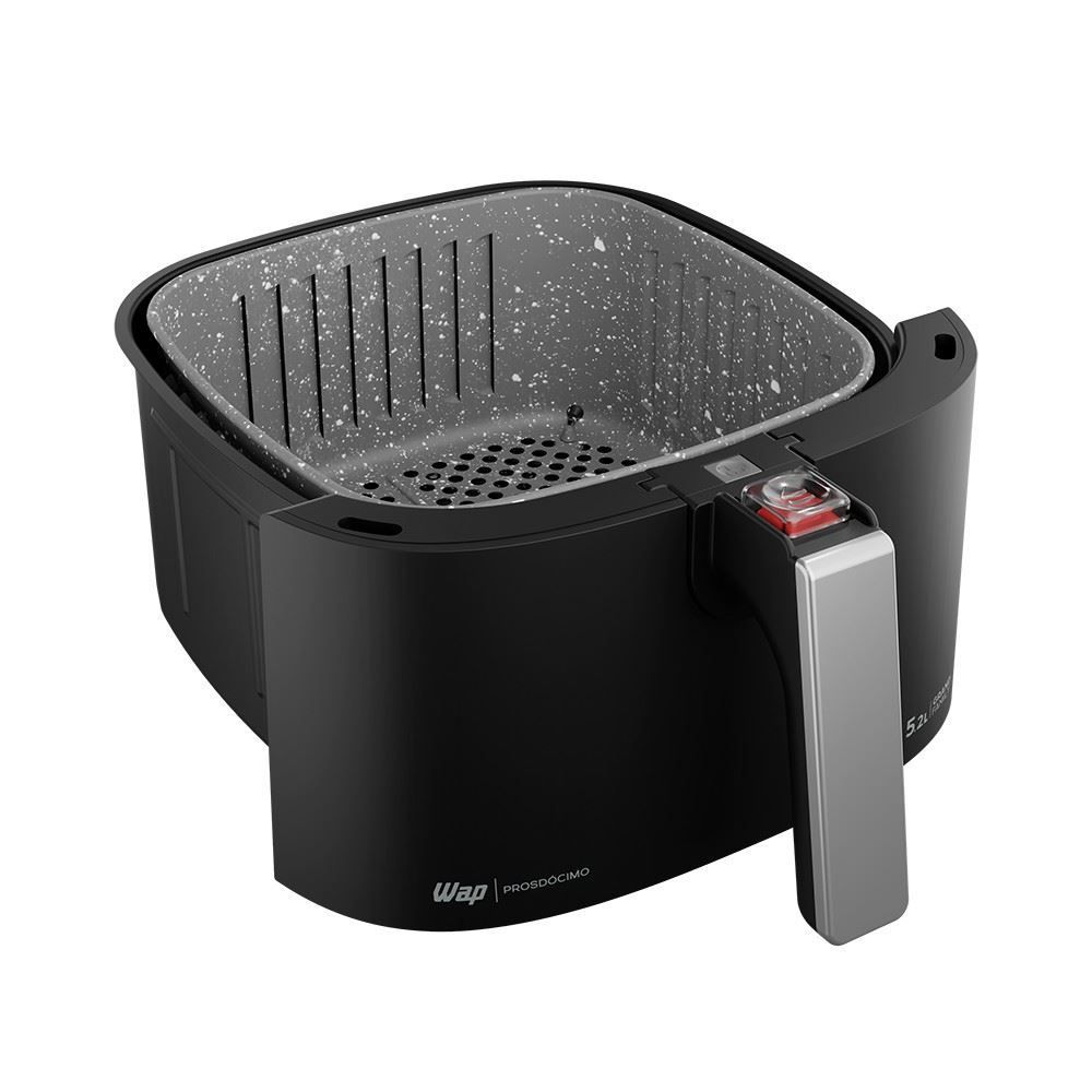 Fritadeira Air Fryer Wap 5,2 Litros Cesto Quadrado e Amplo 1500W WAFG2S