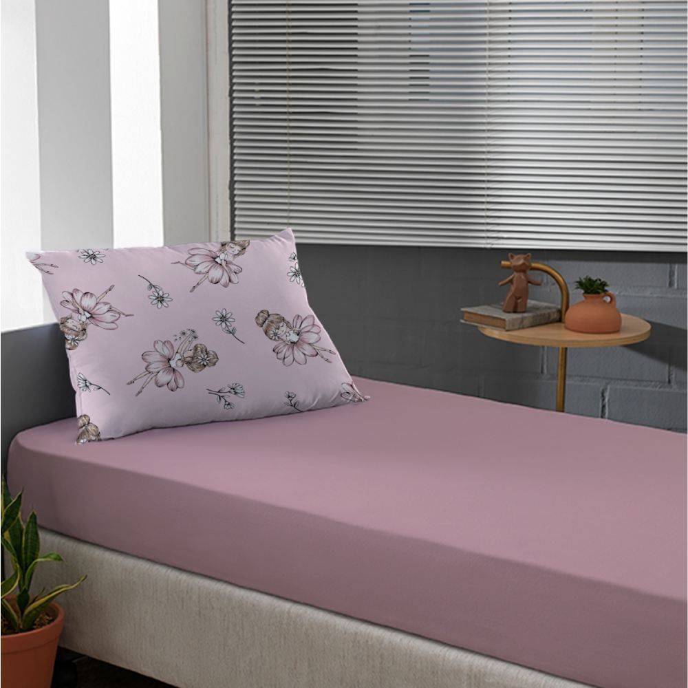 Fronha Avulsa Infantil Malha Estampada Havan Casa  - Milla Rose