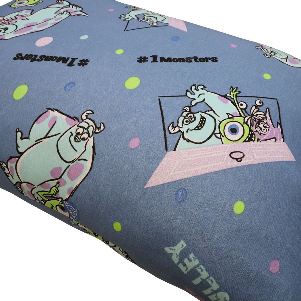 Fronha Avulsa Infantil Monstros S.A. Estampada Portallar - SULLEY E MIKE
