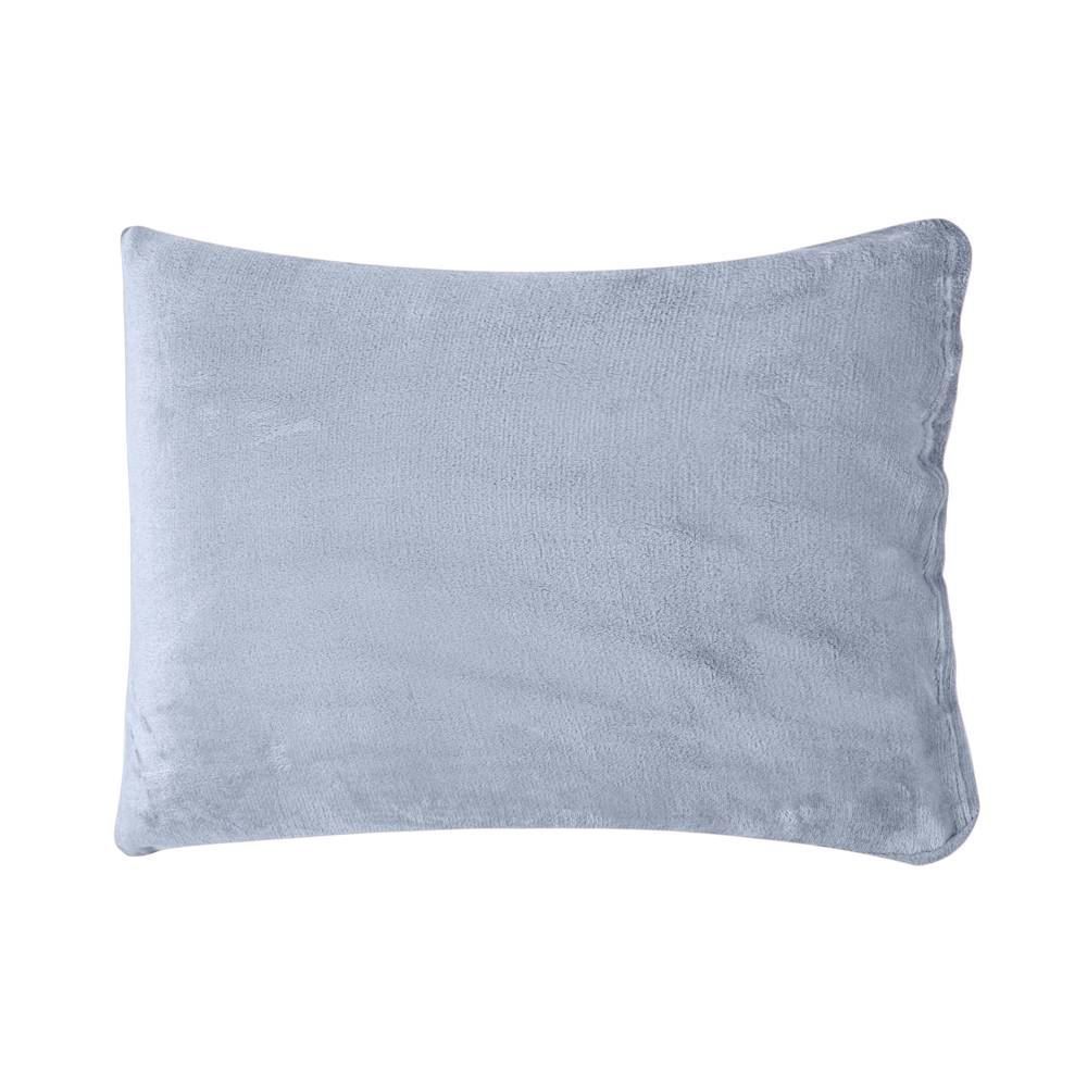 Fronha Avulsa Plush 100% Poliéster Lisa Havan Casa - Cinza Lunar