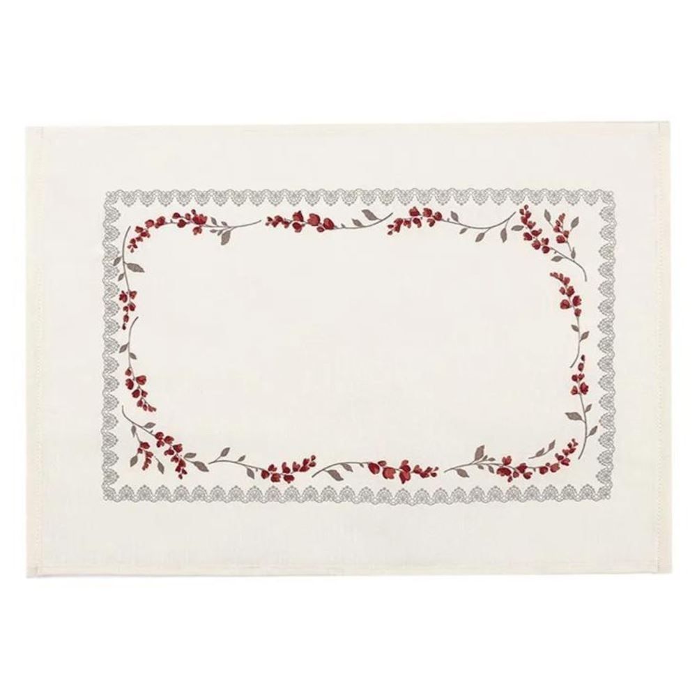 Fundo de Prato 45 X 31 cm Clean Athenas Döhler - Buque Vintage