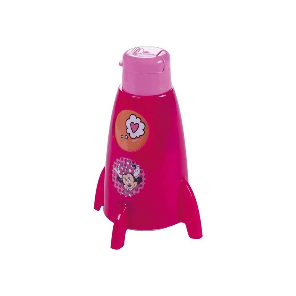 Garrafa Foguete Infantil Minie 320Ml - Plasútil