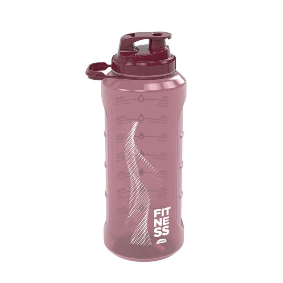 Garrafa Sport Fitness F 2L Plasútil - Bordô