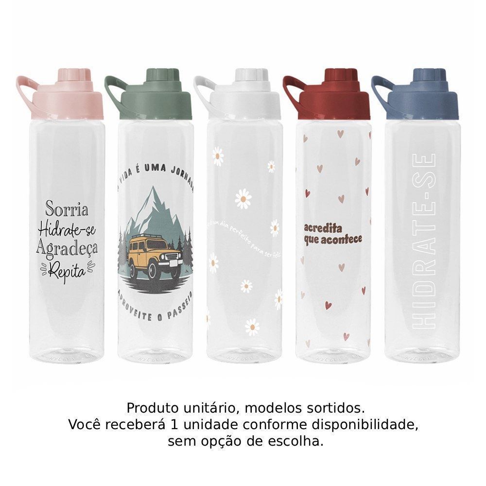Garrafa Squeeze 1,2 Litros Temas Vaeso - Sortido