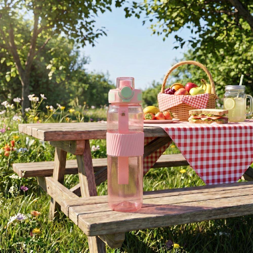 Garrafa Squeeze 650Ml Havan Casa - Rosa
