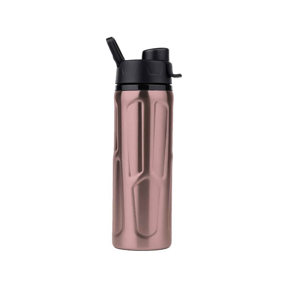 Garrafa Squeeze Aluminio com Alça Glay Wellmix 700Ml - Rosa Claro