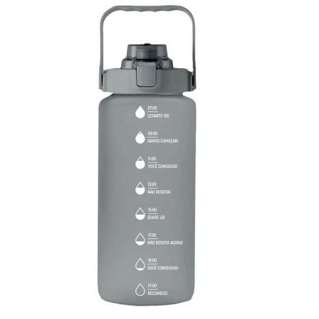 Garrafa Squeeze C/ Marcadores 2L - CINZA CLARO