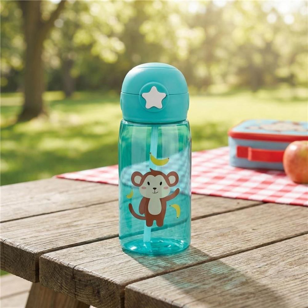 Garrafa Squeeze Infantil 500Ml Animal Livon - Sortido
