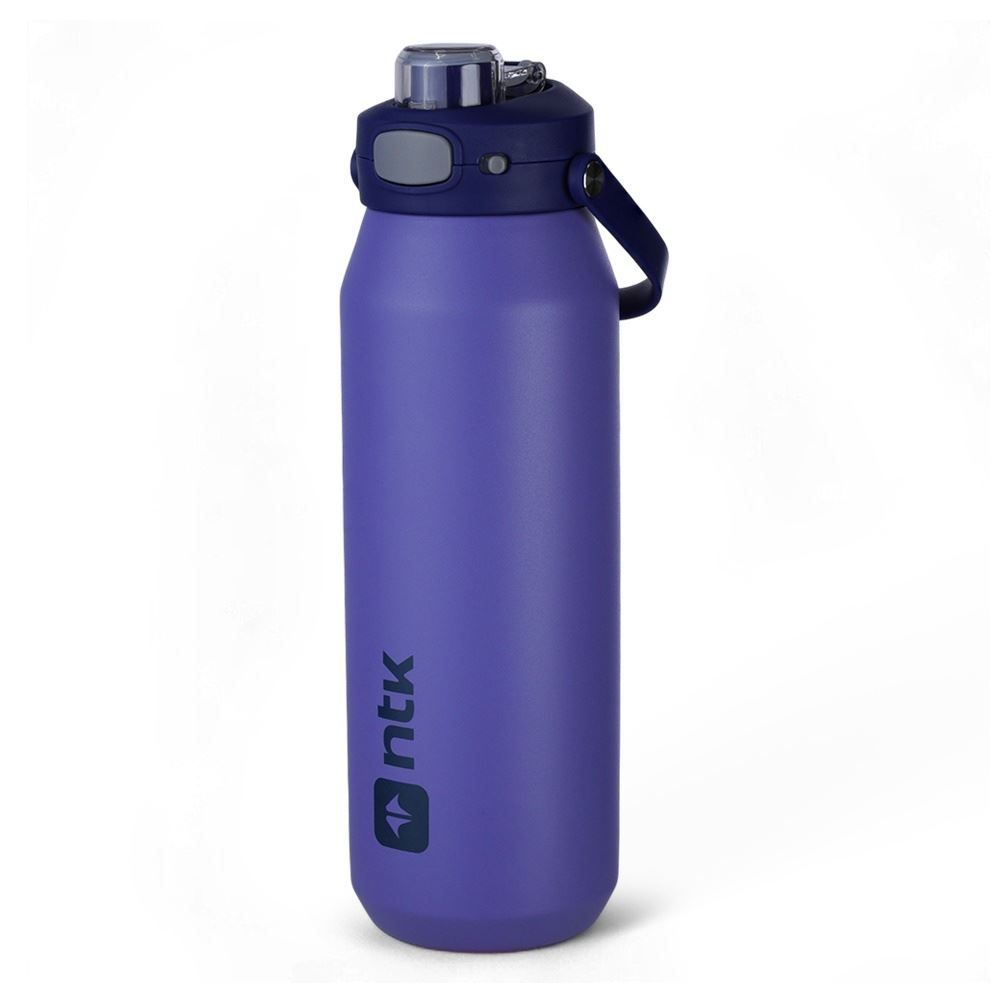 Garrafa Squeeze Térmica Isomax Color 1 Litro Nautika - Roxo e Azul