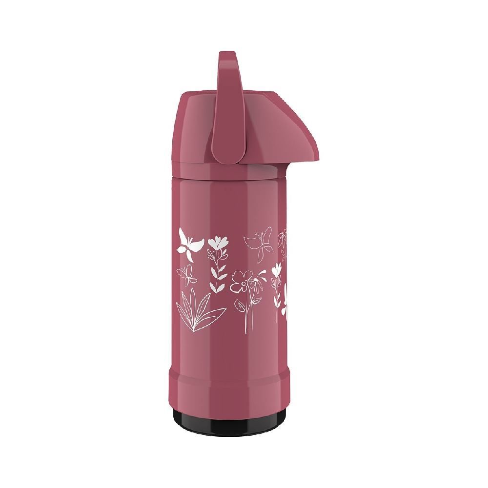 Garrafa Térmica Glt De Pressão Borboletas Invicta - 1 Litro