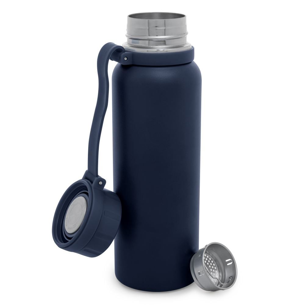 Garrafa Squeeze Inox Explorer Lyor 650Ml - AZUL MARINHO