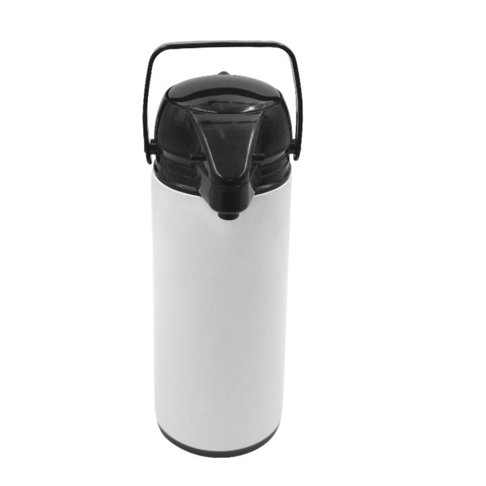 Garrafa Térmica Shiny Havan Casa 1,9 Litros - Branco e Preto