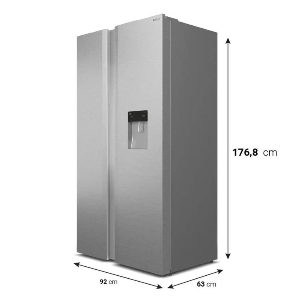 Geladeira Side By Side Philco Inverter Inox 486 Litros PRF504ID