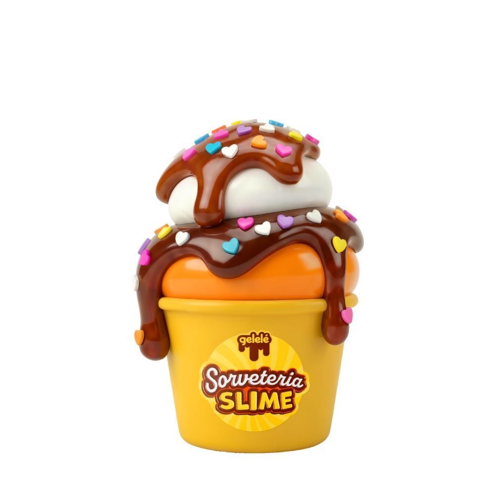 Gelelé Sorveteria Slime Banoffee - Doce Brinquedo