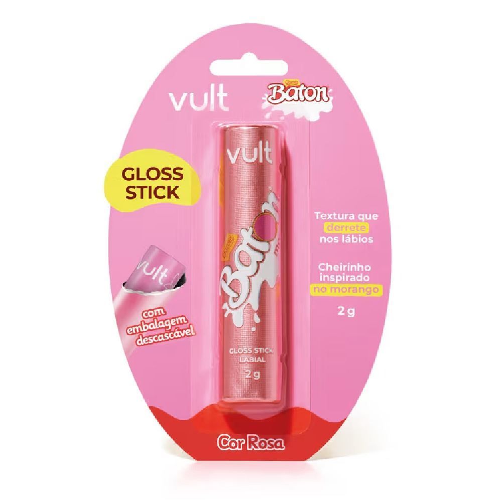 Gloss Stick Vult & Baton 2G - Rosa