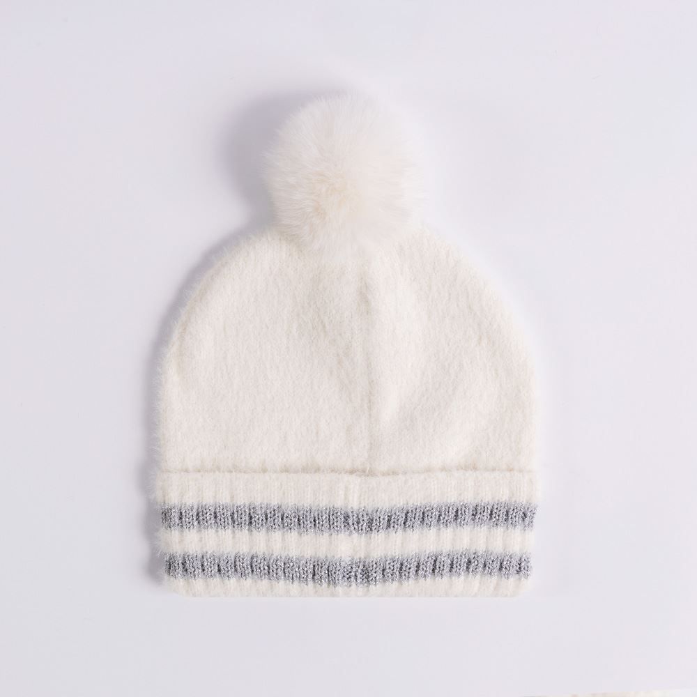 Gorro Menina em Tricot com Pompom Sanrio - HELLO KITTY U