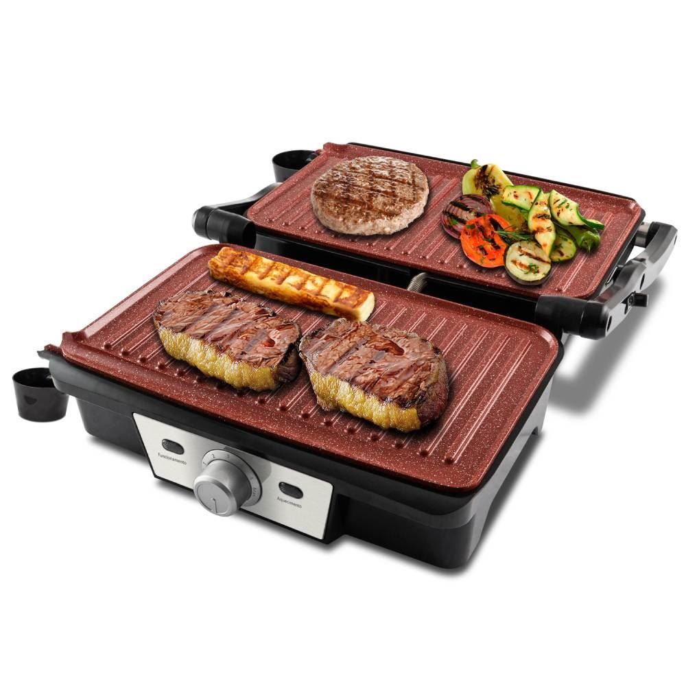 Grill Philco 2 em 1 PGR19 Redstone 5 níveis de Temperatura